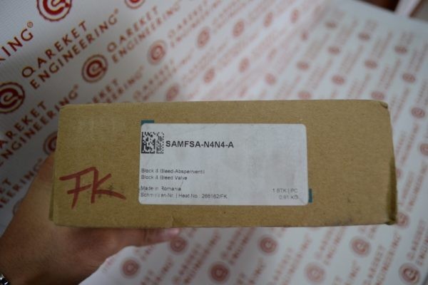 Вентиль запорный тип SAMFSA-N4N4-A 1/2 NPT Артикул: N354.60.401.05