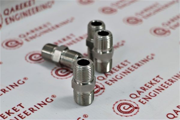 Фитинг Swagelok Stainless Steel Pipe Fitting, Hex Nipple, 12 in. Male NPT Артикул SS-8-HN; SS-8-HN-10K; SS-8-HN-8RT (4)