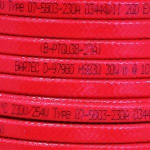 Саморегулируемый параллельный греющий кабель BARTEC HSB 30 (07-5803-230A, фторполимер)