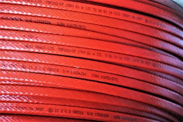 Высокотемпературный саморегулирующийся кабель HeatTrace 75FSS2-CF (2)