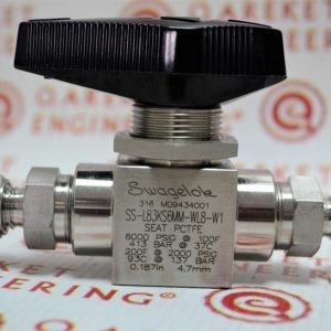 SS-L83KS6MM-WL8-W1 Шаровой кран высокого давления из нержавеющей стали Swagelok на входе 3/8″ (F) дюйма с выходом под трубу OD 6mm | SS-L83KS6/ High Pressure Low Temperature Service Ball Valve
