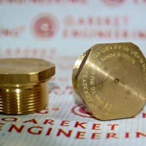 Взрывозащищенная заглушка из латуни M32 | Explosion-proof Brass Plug M32 | 32T | ATELEX