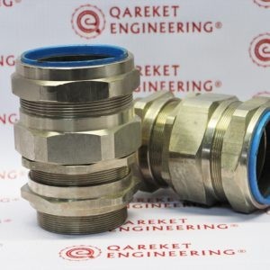 Взрывобезопасный кабельный ввод из никелированной латуни | Explosion-proof Nickel Plated Cable Gland CMP M63S | 63SE1FW1RA5
