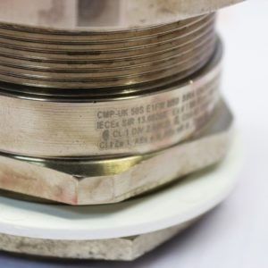 Взрывозащищенный кабельный ввод из никелированной латуни | Explosion-proof Nickel Plated Cable Gland CMP M50S | 50SE1FW1RA5