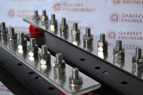 Луженая шина заземления на 8 контактов EBAR8-T