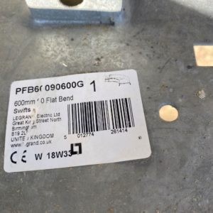 Legrand плоский изгиб 90º 600 мм для кабельной лестницы | PFB60090600G