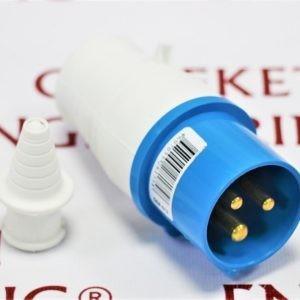 IEK вилка переносная ССИ-013 16А-6ч/200-250В 2P+PE IP44 MAGNUM | PSN01-016-3