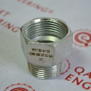 Адаптер NPT 1″(M)-G1″(F) CL2000 A350 LF2 CL1 Galv ZC