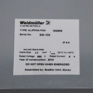 Соединительная коробка | Junction Box | Klippon POK KLIPPON POK | 162609 |  A (-); B (M20); C (-); D (M20x2) | Weidmueller