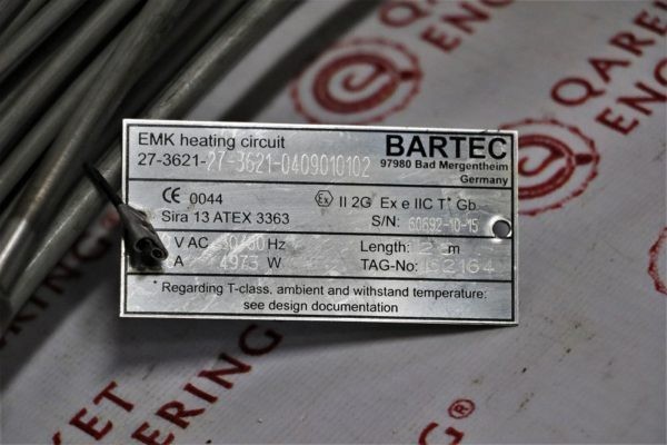 Одножильный нагревательный кабель с минеральной изоляцией BARTEK EMK (27-3621-0409010102) (2)