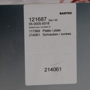 Монтажная пластина “Bartec” 05-0005-0018