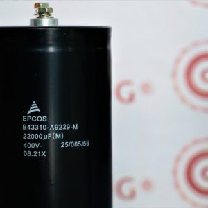Конденсаторы электролитические альминиевые конденсаторы с винтовыми зажимами | EPCOS B43310-A9229-M | 22000 uF (M) 400V | 25/085/56 | 08.21X