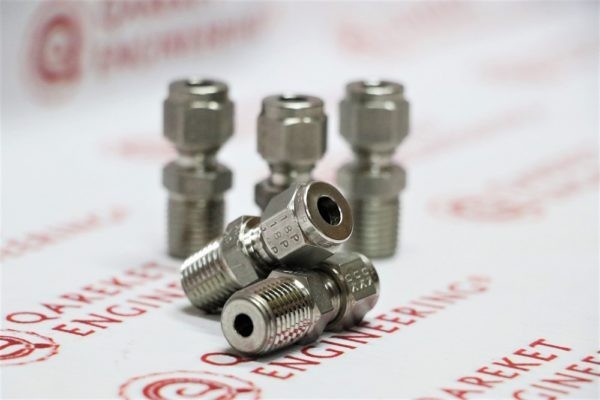 Трубный обжимной фитинг Parker, соединитель с наружной резьбой NPT — серия A-LOK #M6MSC14N-316 (3)
