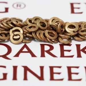 Пружинная шайба M6 из фосфористой бронзы | Phosphor bronze spring washer M6