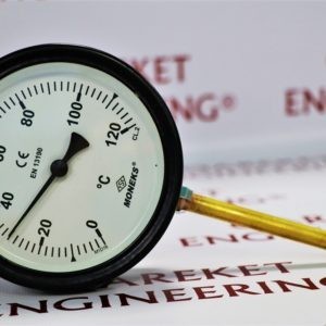 Термометр нижнего выхода котла MONEKS Ø100 0°C / +120°C