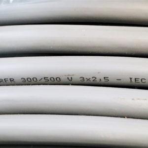 Бронированный силовой кабель CAMUNA CAVI RE4OHRFR 300-500 V | 3*2,5 сечение кабеля | IEC 60332-3-24 | Cat.С-ROHS-100588-310