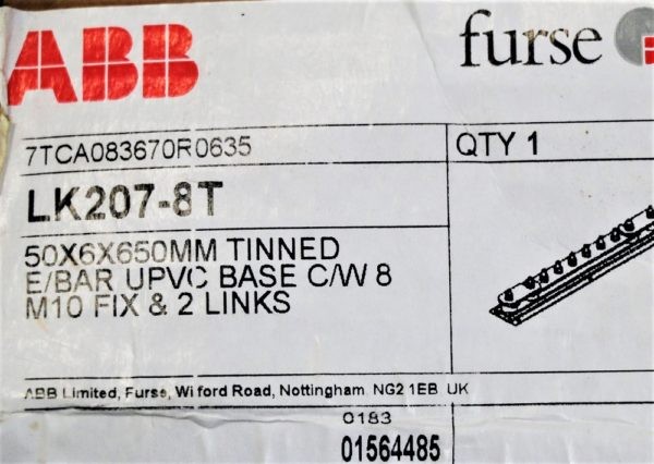 Furse Шина заземления освещения LK207-8T Copper Lightning Earth Bar (1)