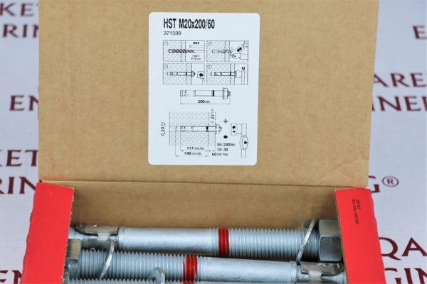 HILTI 5x HST M20x20060 Распорный Анкер 371599 HILTI 5x HST M20x20060 Expansion Anchor 371599 (3)