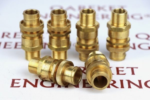 Cable gland for non-armored cables placed in metal conduit CM