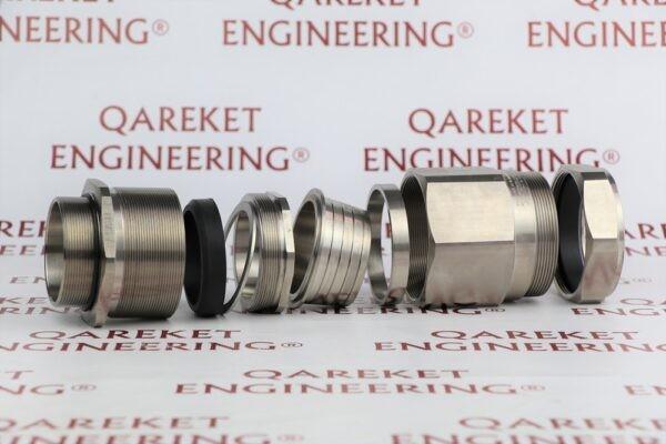 Peppers CR-1BK1NP63M63 Double Compression Gland for Armoured Cable featuring “CROCLOCK Peppers CR-1BK1NP63M63 (2)