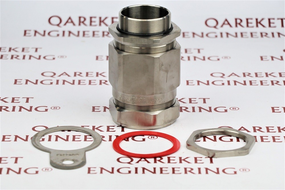 Взрывозащищенный кабельный ввод типа CR (Система “CROCLOCK®”) Peppers CR-1BK1/NP/63M63 | Double Compression Gland for Armoured Cable featuring “CROCLOCK” Peppers CR-1BK1/NP/63M63
