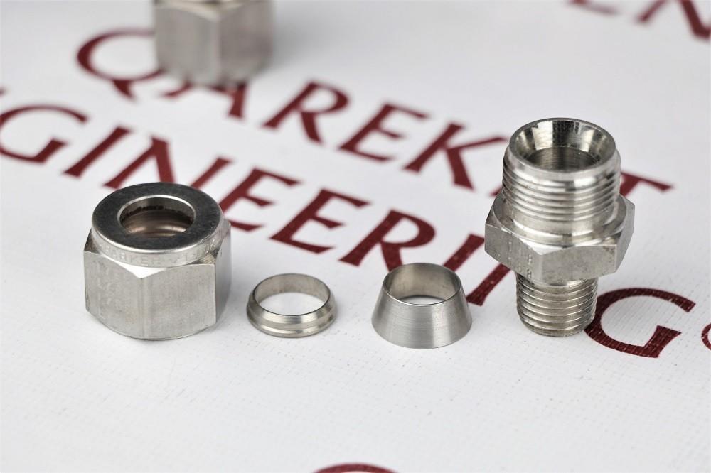 Трубный фитинг Parker, соединение с наружной резьбой NPT — серия A-LOK | #M12MSC1/4N-316