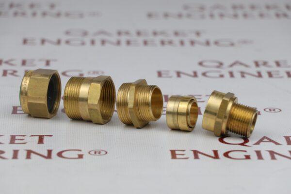 Explosion-proof brass nickel plated cable gland Взрывозащищенный кабельный ввод из латуни CMP 20E1FX1RA (3)