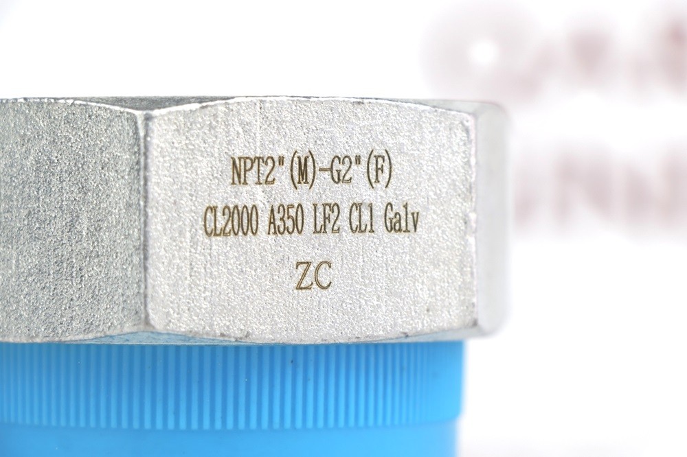 Адаптер 2NPT (M) X G2″ (F) CL2000 A350 LF2 CL1 Galv ZC