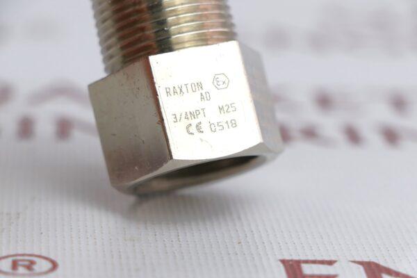 Explosion-proof brass nickel plated adapter 34NPT (M) X M25 (F) RAXTON