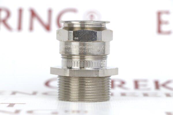 Explosion-proof brass nickel plated cable gland CAPRI №7 M32 CAP816894 K1