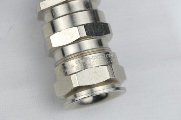 Explosion-proof brass nickel plated cable gland M25 Взрывозащищенный кабельный ввод из никелированной латуни M25 CAPRI №8 M25X1.5 (2)