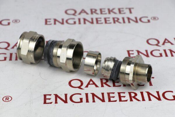 Explosion-proof brass nickel plated cable gland M25 Взрывозащищенный кабельный ввод из никелированной латуни M25 CAPRI №8 M25X1.5 (3)