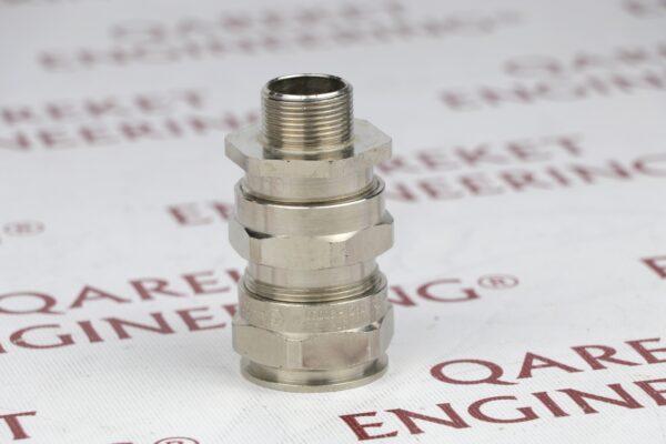 Explosion-proof brass nickel plated cable gland M25 Взрывозащищенный кабельный ввод из никелированной латуни M25 CAPRI №8 M25X1.5